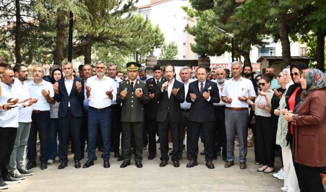 Konya’nın Akşehir ilçesinde 15 Temmuz Demokrasi ve Milli Birlik Günü