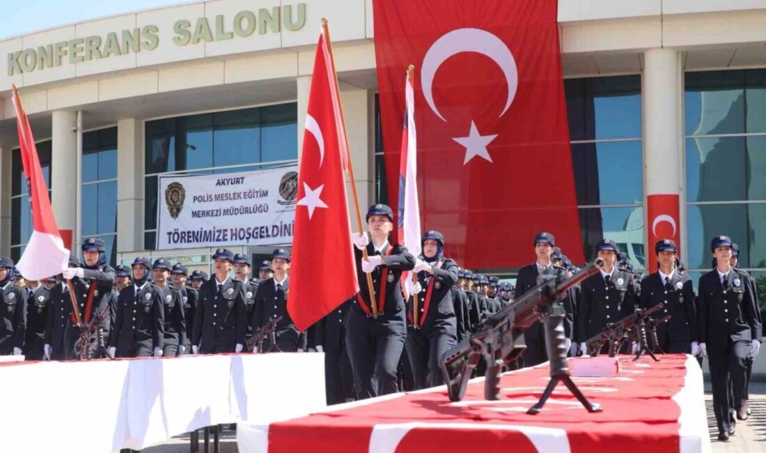 Akyurt Polis Meslek Eğitim Merkezi’nde (POMEM) 2025 yılı mezuniyet töreni