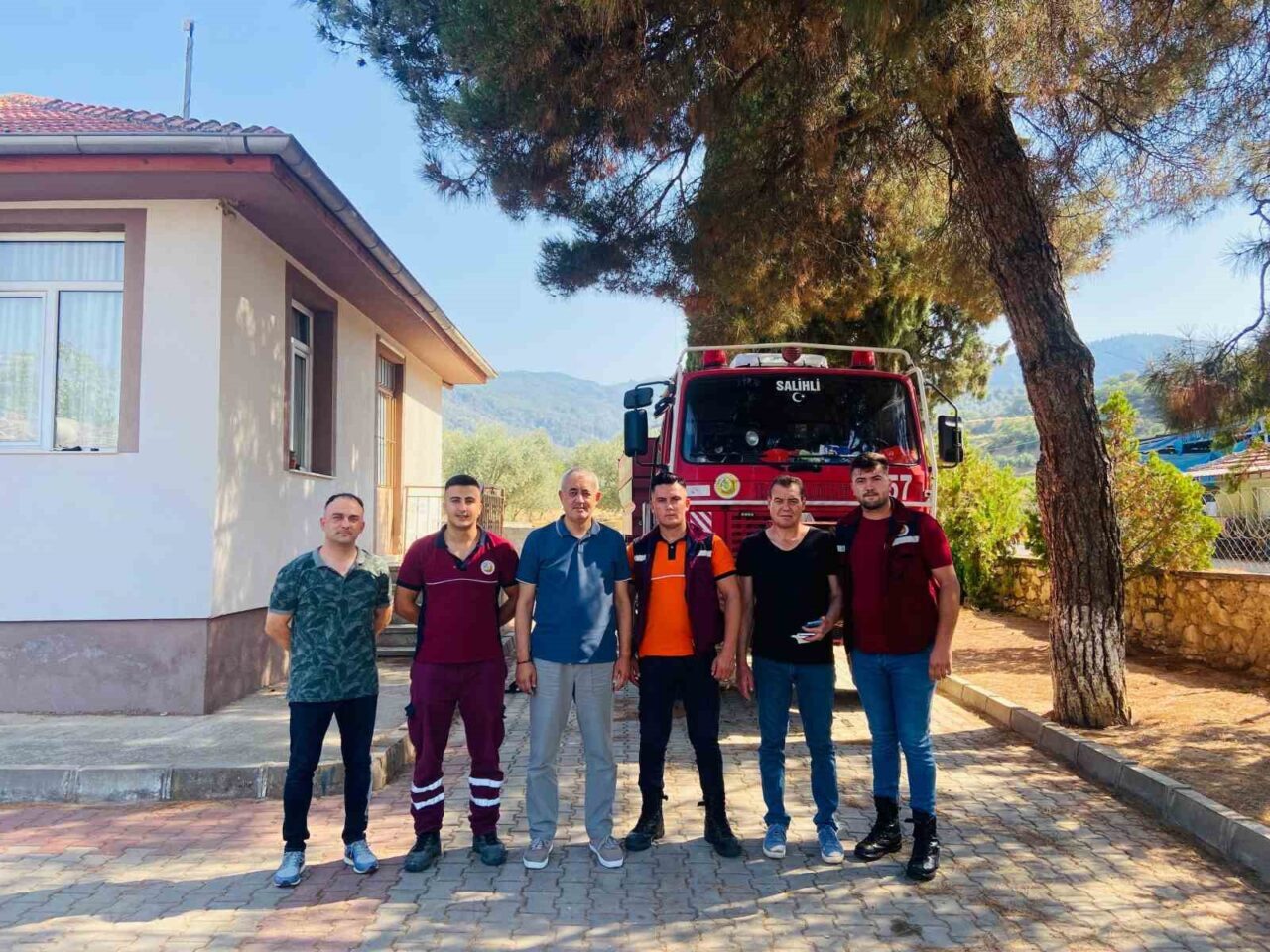 Manisa’nın Alaşehir ilçesinde yaz aylarında artan orman yangınları riskine karşı