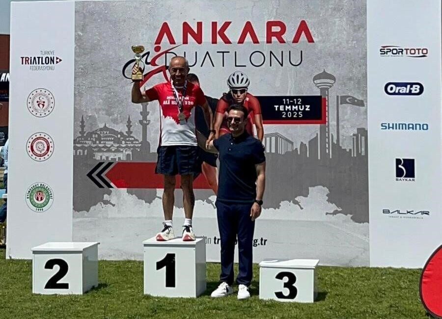 Antalyalı iş insanı ve milli sporcu Ali Bıdı, Ankara Dıatlonu’ndan