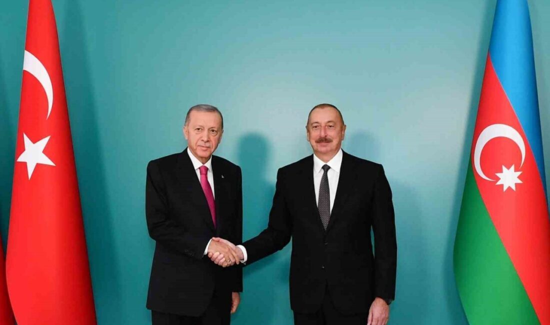 Azerbaycan Cumhurbaşkanı İlham Aliyev, Cumhurbaşkanı Recep Tayyip Erdoğan ile gerçekleştirdiği