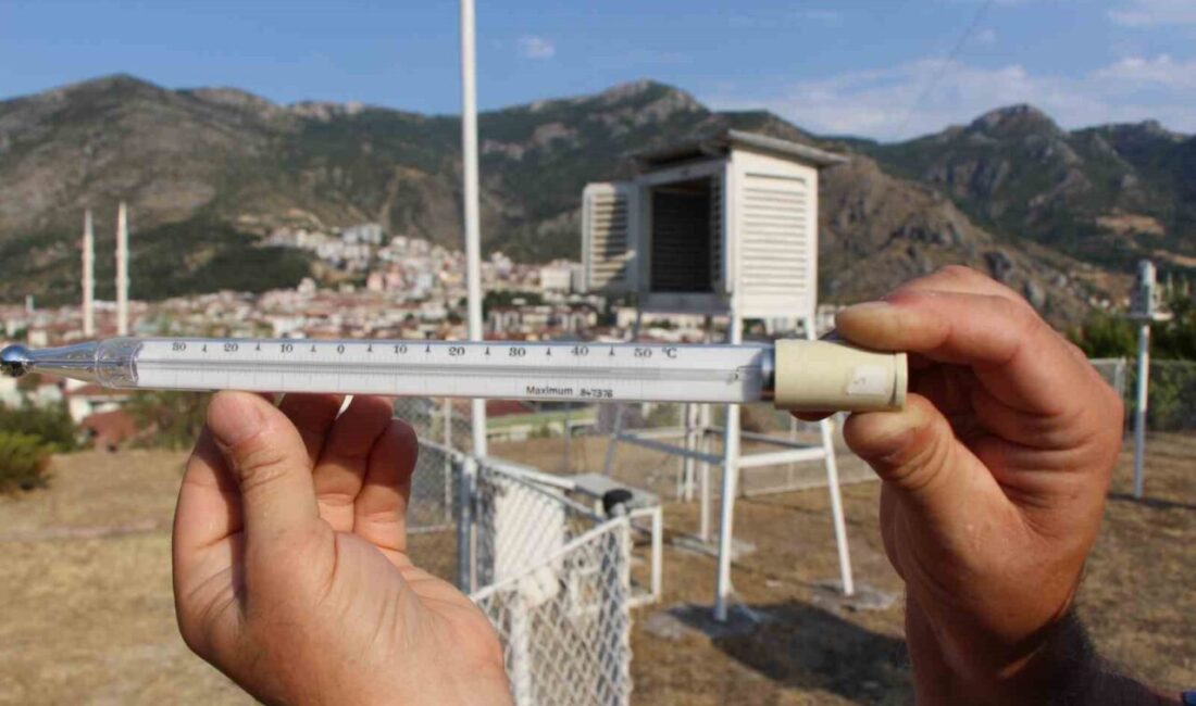 Afrika çöl sıcaklarının etkili olduğu Amasya’da hava sıcaklığı 44,9 dereceye