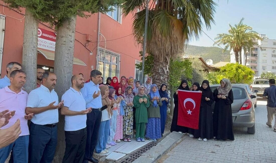 Mersin’in Anamur ilçesinde, Mescid-i Aksa Kız Kur’an Kursu ile Mus’ab