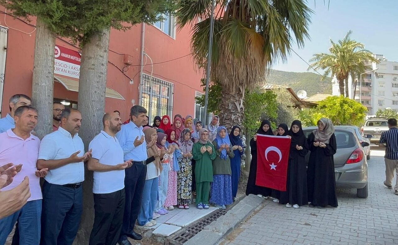 Mersin’in Anamur ilçesinde, Mescid-i Aksa Kız Kur’an Kursu ile Mus’ab