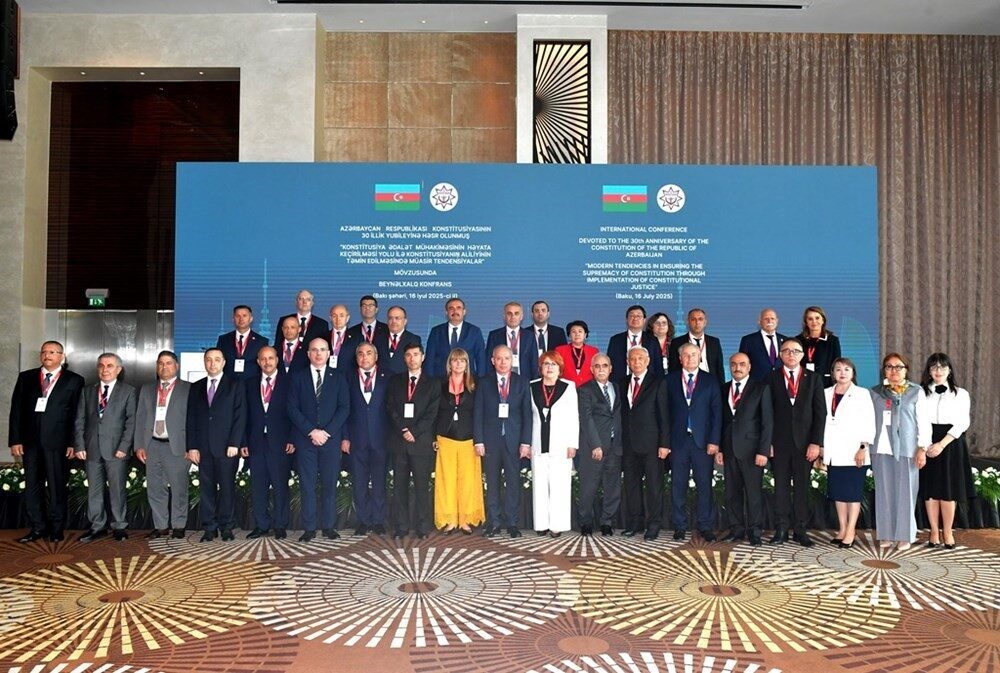 Anayasa Mahkemesi Başkanı Kadir Özkaya, Azerbaycan’da düzenlenen uluslararası konferansa katıldı.