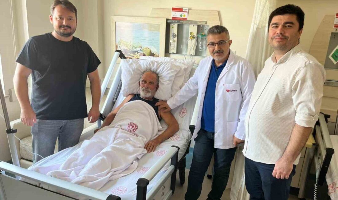 Antalya’nın Serik ilçesinde beyninde baloncuk (anevrizma) tespit edilen hasta, Serik