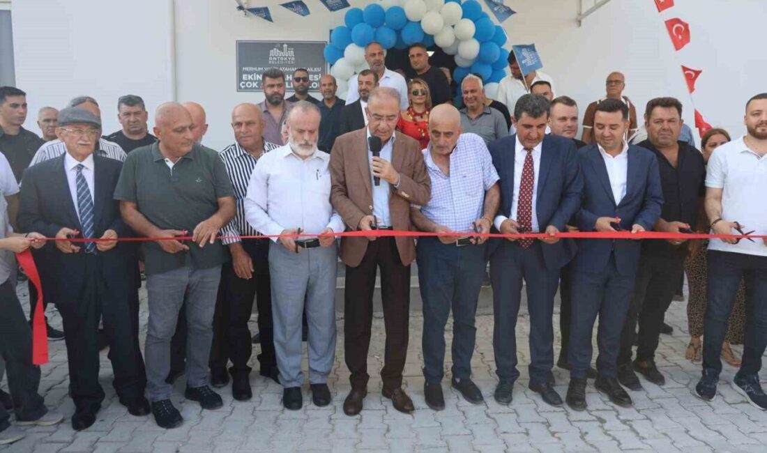 Hatay’da Antakya Belediyesi tarafından Ekinci Mahallesinde inşa edilen çok amaçlı