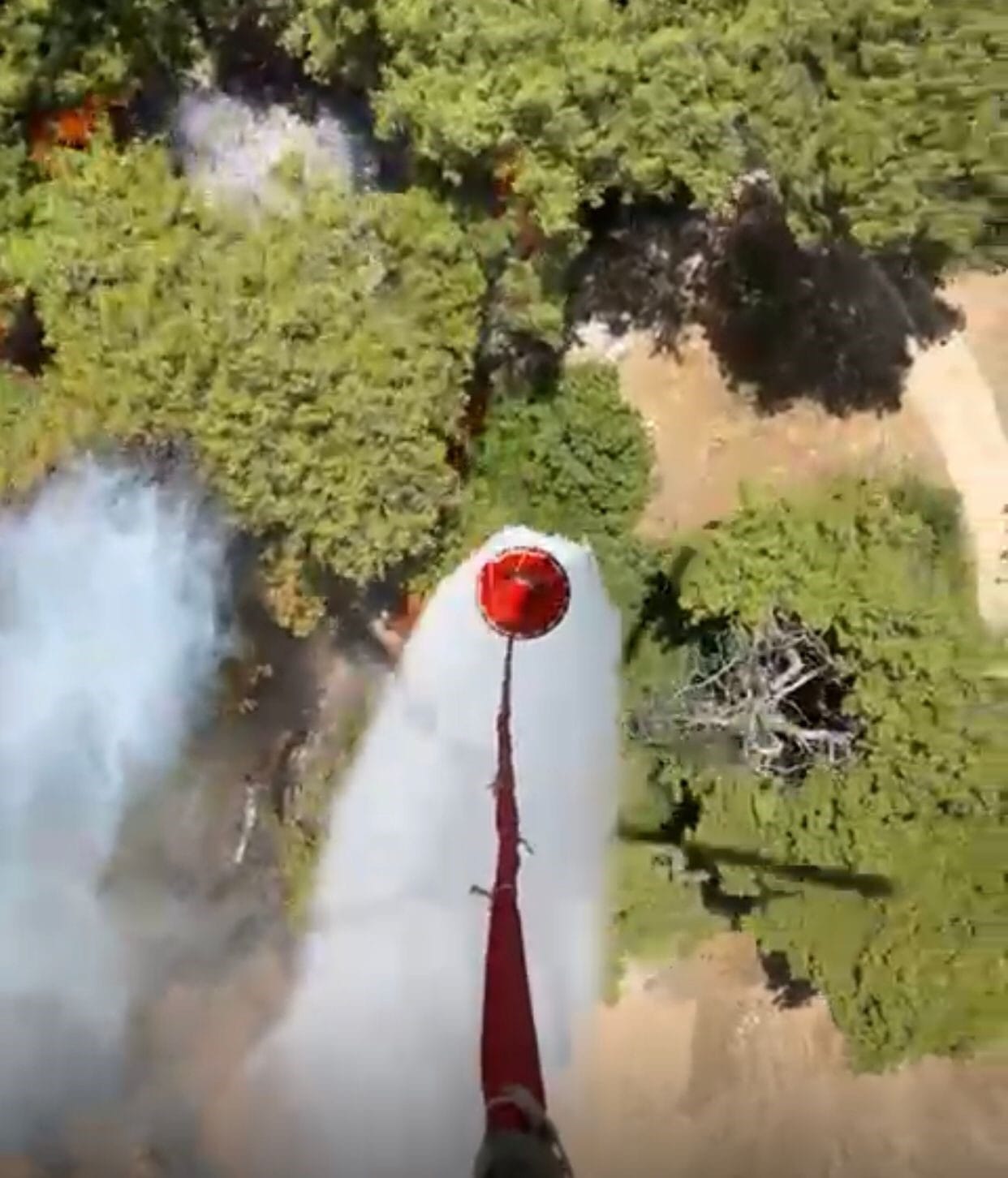 Antalya’nın Muratpaşa ilçesinde yerleşim alanlarının yakınında çıkan orman yangınına Antalya