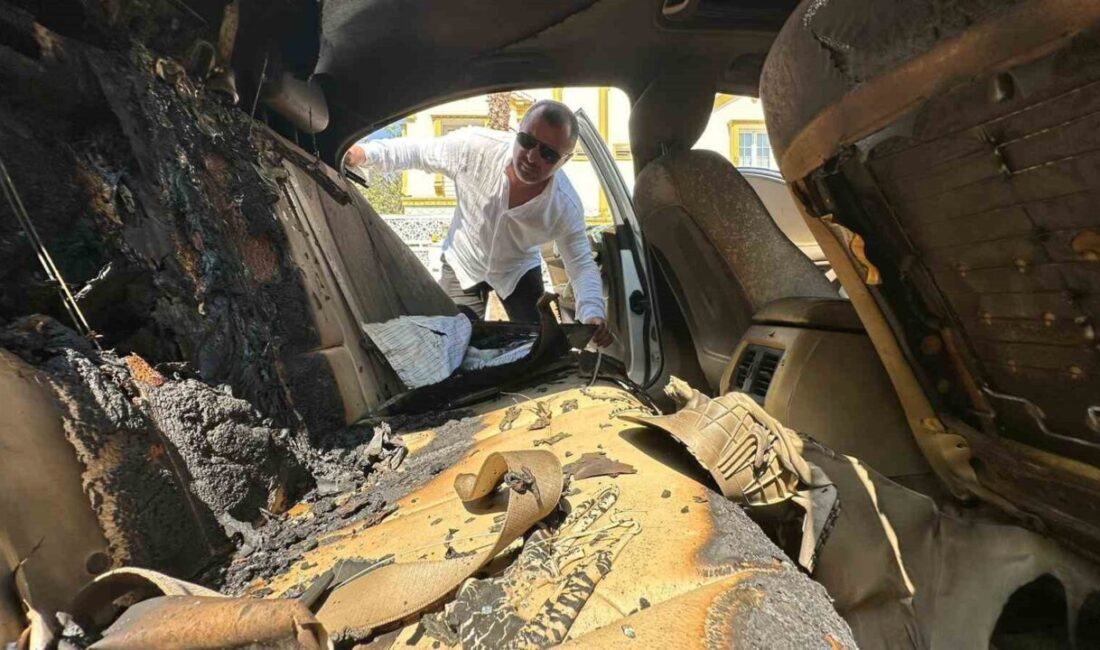 Antalya’da Azeri asıllı Türk iş adamının otomobiline molotoflu saldırı yapıldı.