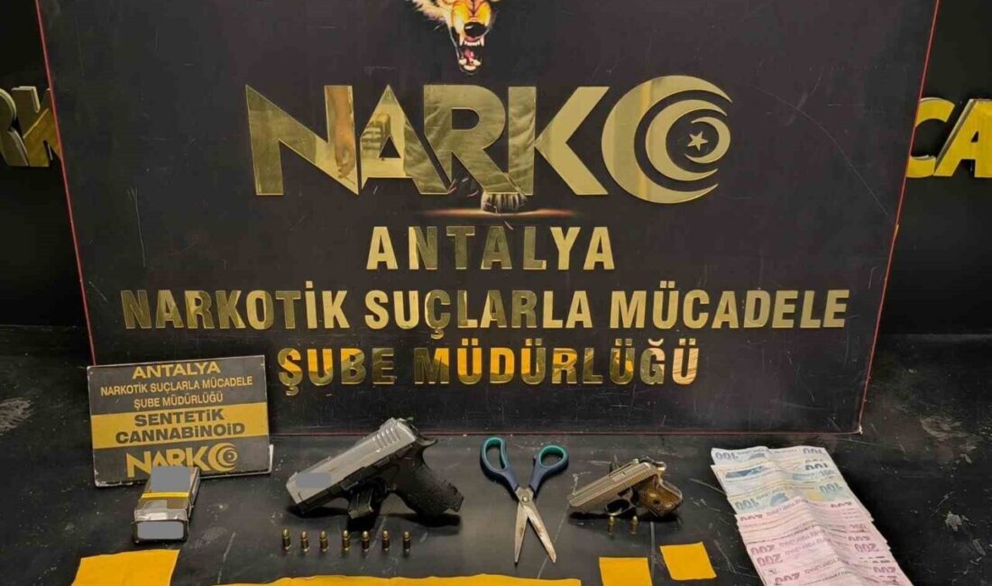 Antalya İl Emniyet Müdürlüğü Narkotik Suçlarla Mücadele Şube Müdürlüğü koordinesinde,