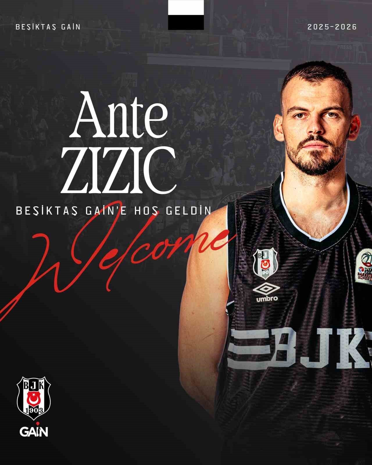 Beşiktaş Erkek Basketbol Takımı, Hırvat basketbol Ante Zizic’i kadrosuna kattı.