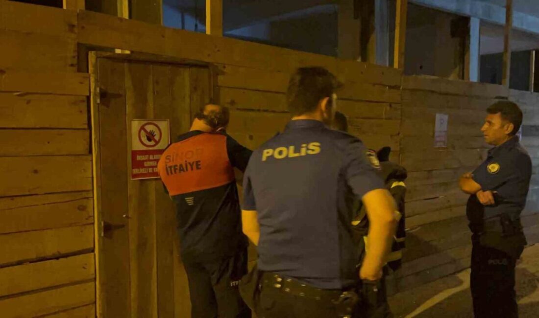 Sinop’ta metruk bir binada yangın çıktığına dair yapılan asılsız ihbar