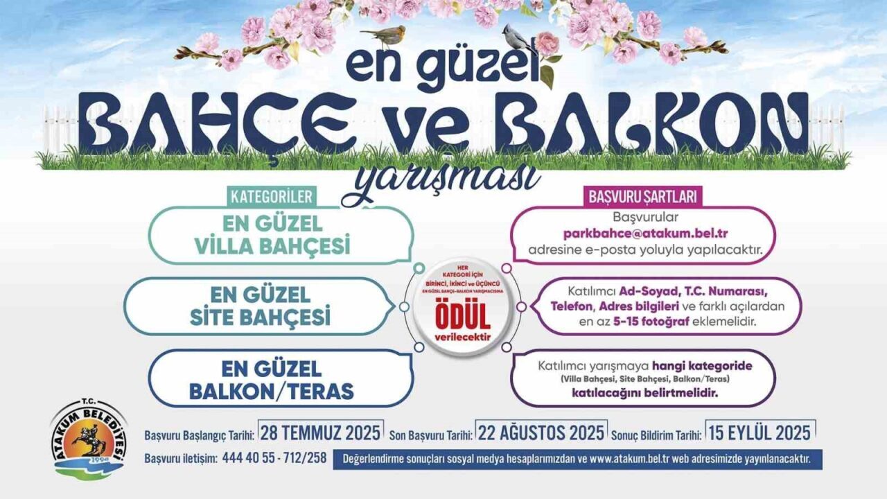 Samsun’un Atakum Belediyesi’nin bu yıl ilk kez düzenleyeceği, ‘En Güzel