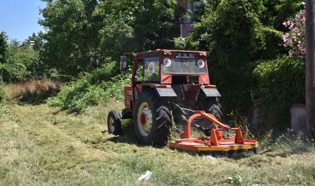 Samsun’un Atakum Belediyesi kentteki park, mesire ve yaşam alanlarında rutin