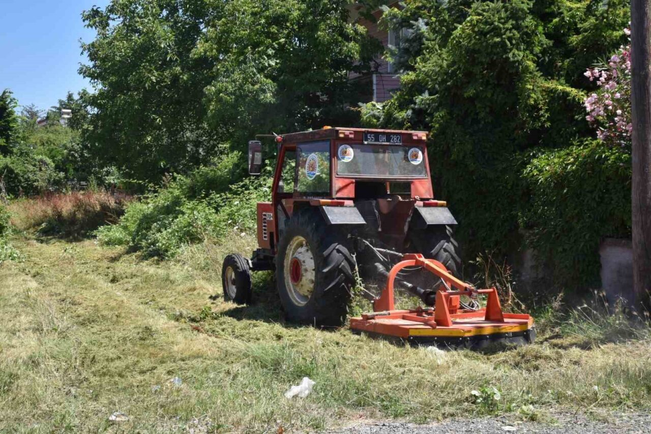 Samsun’un Atakum Belediyesi kentteki park, mesire ve yaşam alanlarında rutin