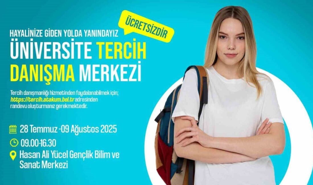 Samsun’un Atakum Belediyesi, YKS’ye giren gençlerin üniversite hayalini gerçekleştirmek için