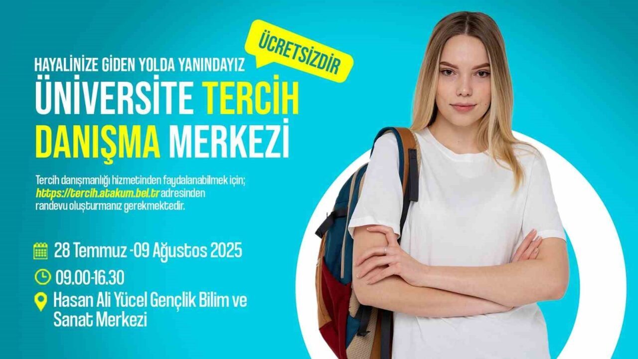 Samsun’un Atakum Belediyesi, YKS’ye giren gençlerin üniversite hayalini gerçekleştirmek için