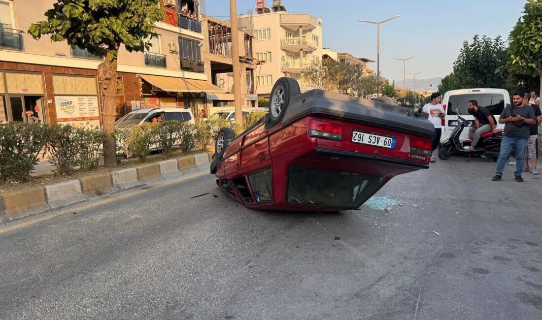 Aydın’ın Efeler ilçesinde direksiyonun başına geçen 15 yaşındaki gencin kullandığı