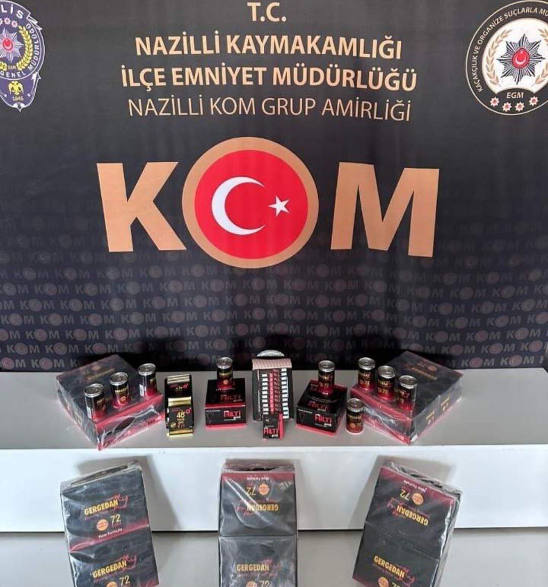 Aydın’ın Nazilli ilçesinde polis ekipleri tarafından düzenlenen operasyonda, bir iş