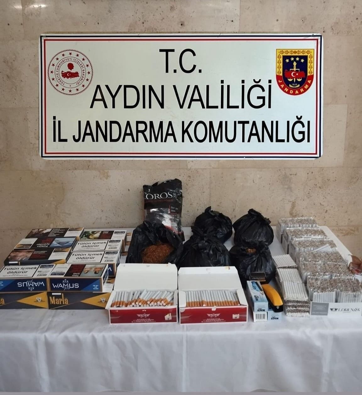 Aydın’ın Germencik ilçesinde jandarma ekipleri tarafından gerçekleştirilen operasyonda 3 bin