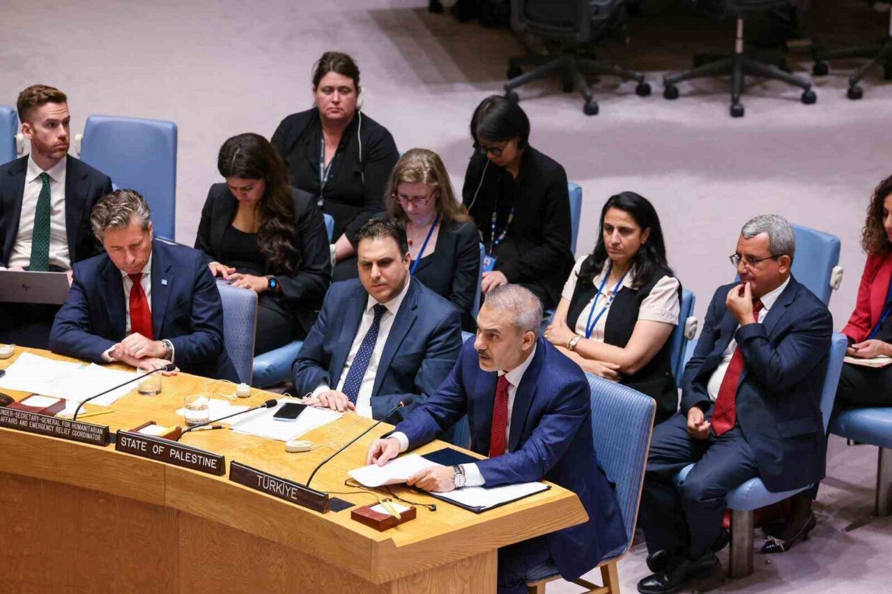 Dışişleri Bakanı Hakan Fidan, Birleşmiş Milletler Güvenlik Konseyi’nde yaptığı konuşmada