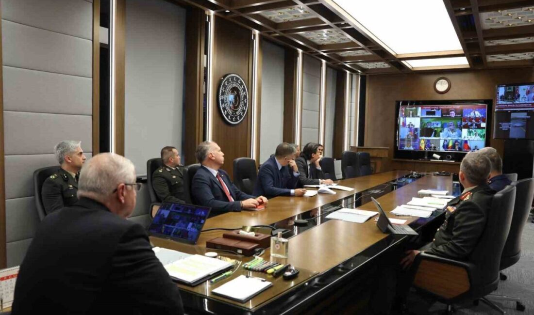 Millî Savunma Bakanı Yaşar Güler Ukrayna Gönüllüler Koalisyonu tarafından gerçekleştirilen