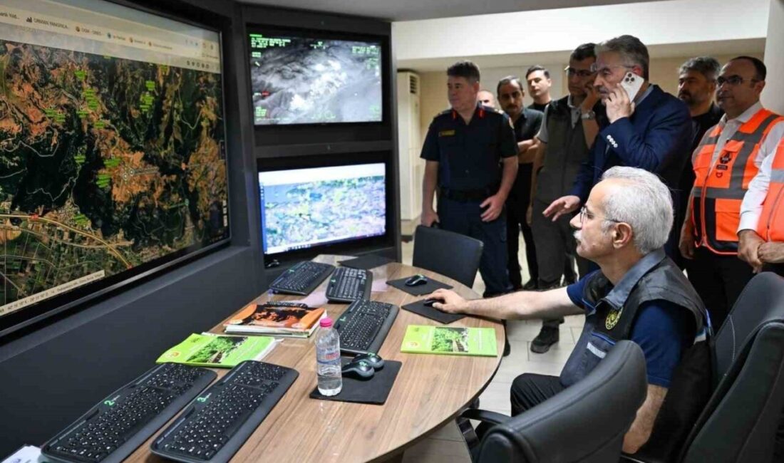 Ulaştırma ve Altyapı Bakanı Abdulkadir Uraloğlu, “Yangının yayılım hızı ve