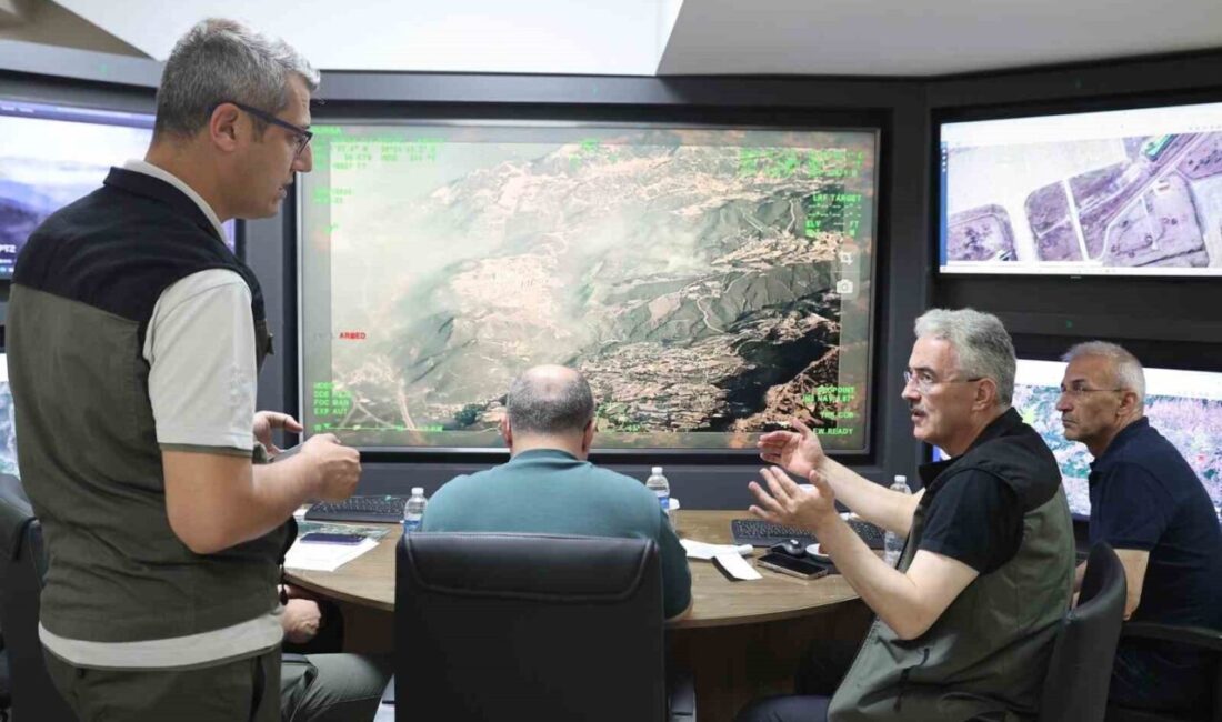 Bursa’da Kestel, Orhaneli ve Harmancık ilçeleri arasındaki ormanlık alanda çıkan