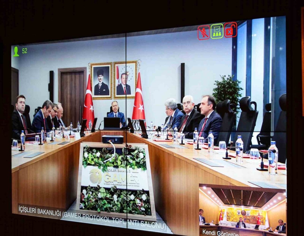 İçişleri Bakanı Ali Yerlikaya’nın başkanlığında Erzincan Valisi ve protokolü 81