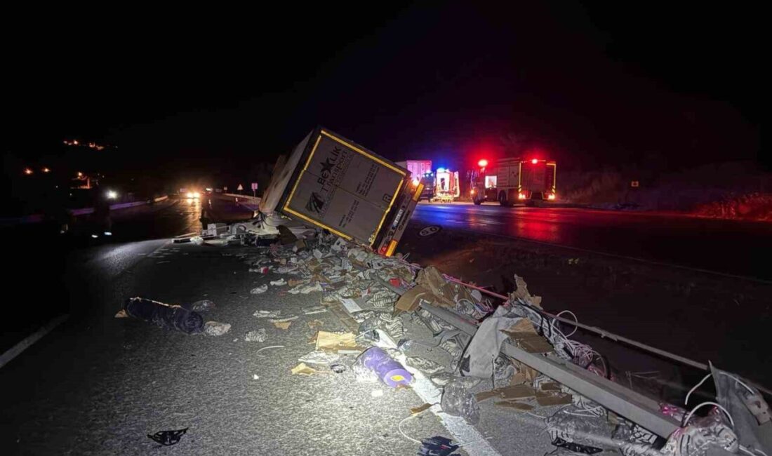 Balıkesir-Bursa kara yolu Balıkesir istikameti Susurluk Sultançayır mevkiinde meydana gelen