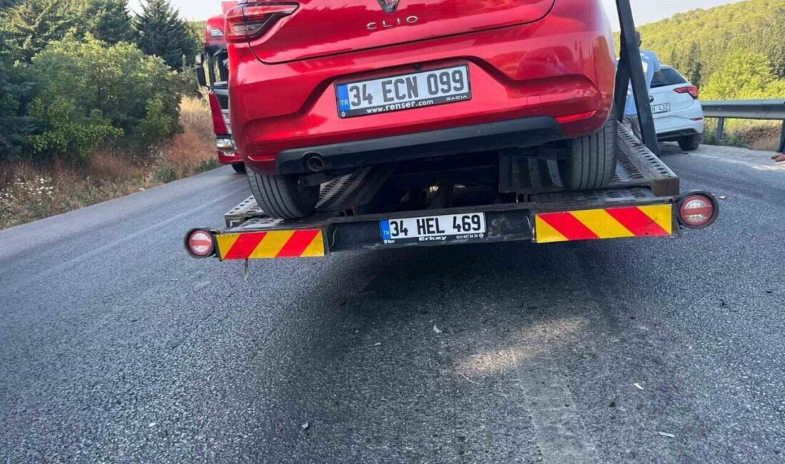 Balıkesir’in Susurluk ilçesinde, yol yapım çalışmasının sürdüğü Demirkapı rampasında 6