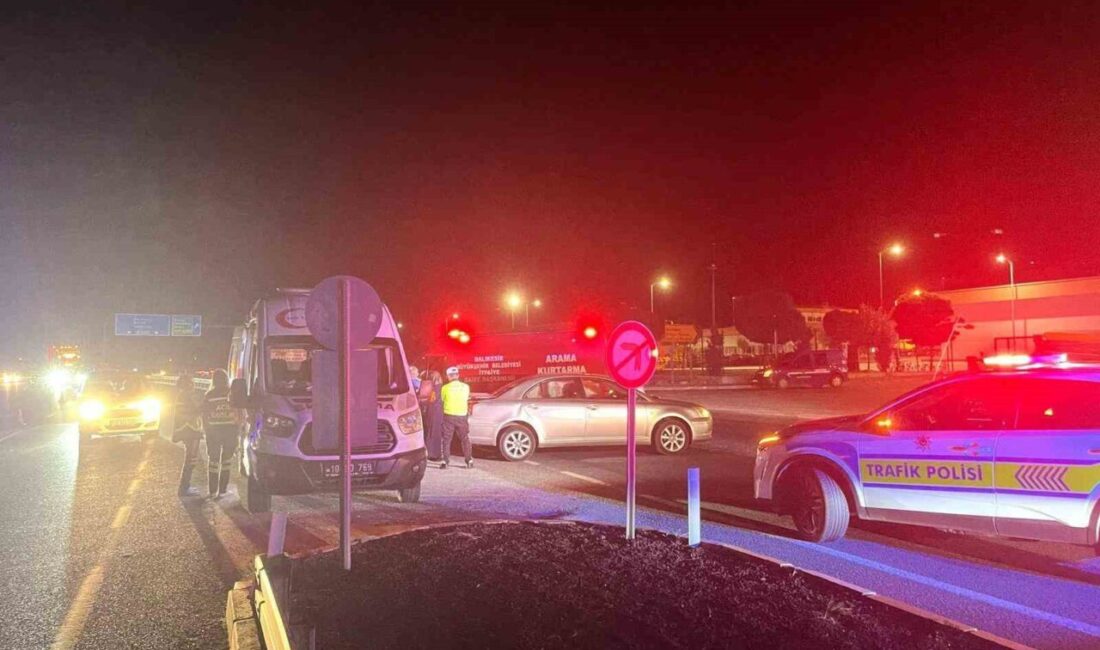 Balıkesir’in İvrindi ilçesinde meydana gelen ve 2 aracın karıştığı çift