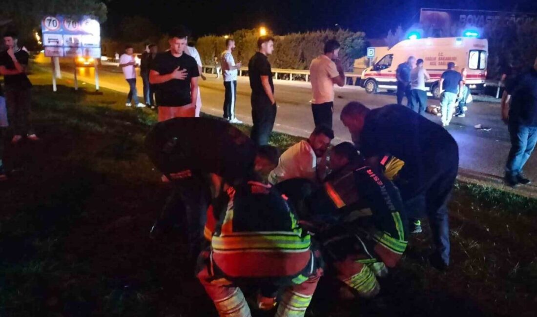 Balıkesir’in Karesi ilçesinde otomobille motosikletin çarpışması sonucu 1 kişi öldü,