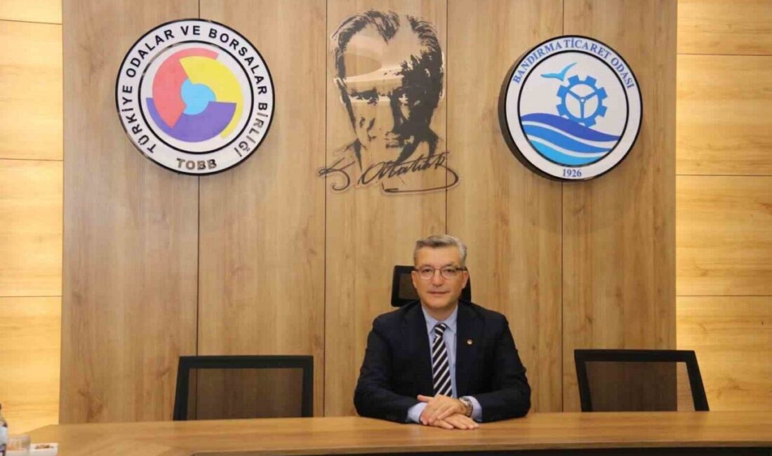 Bandırma Ticaret Odası Başkanı Bahadır Çolak’ın bir basın kuruluşuna verdiği