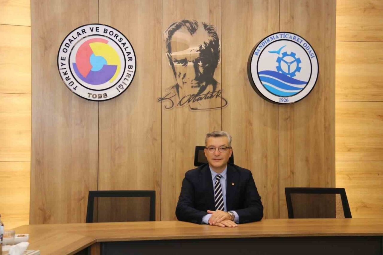 Bandırma Ticaret Odası Başkanı Bahadır Çolak’ın bir basın kuruluşuna verdiği