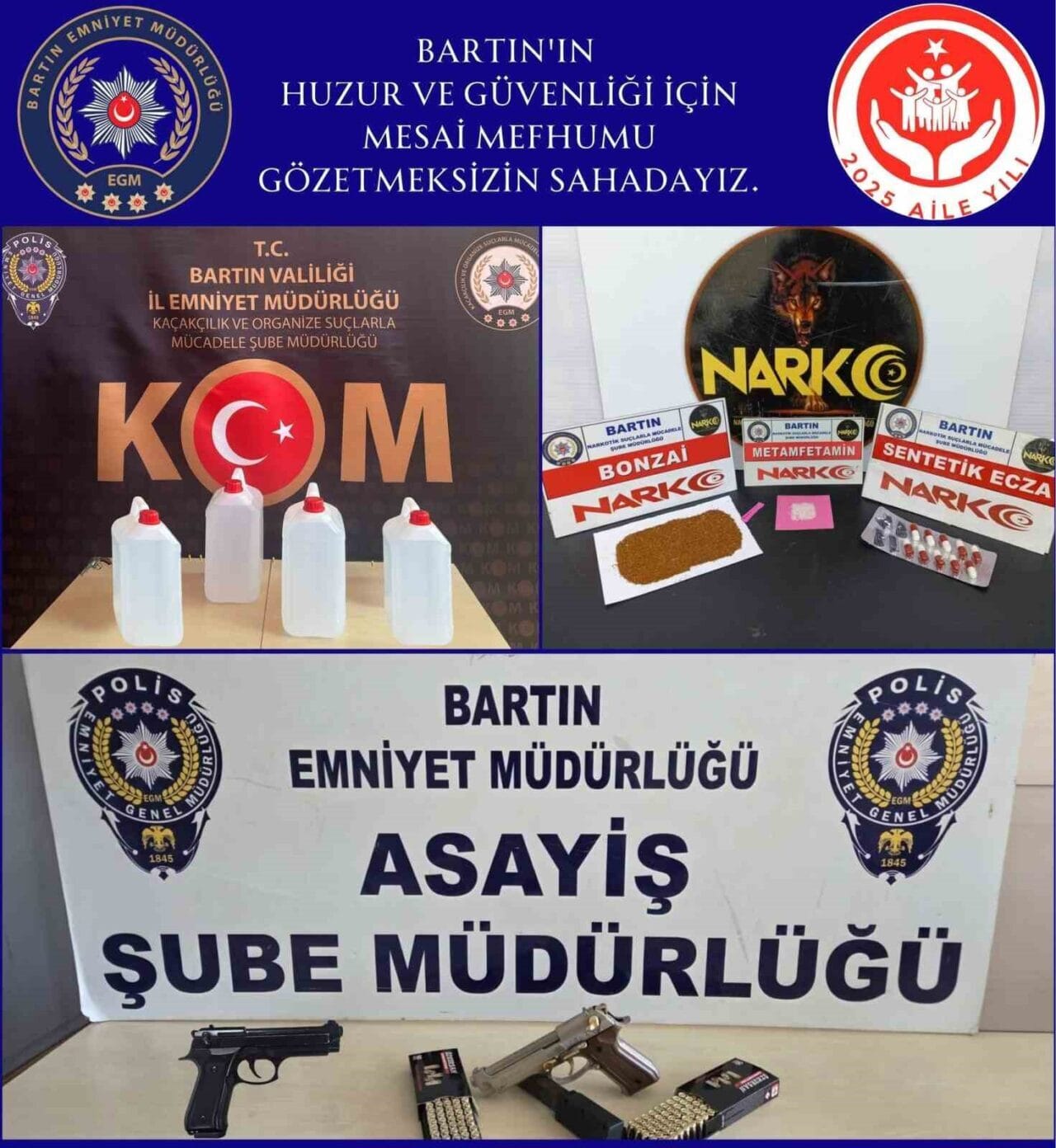 Bartın’da polis yaptığı denetimlerde son bir haftada 8 bin kişi