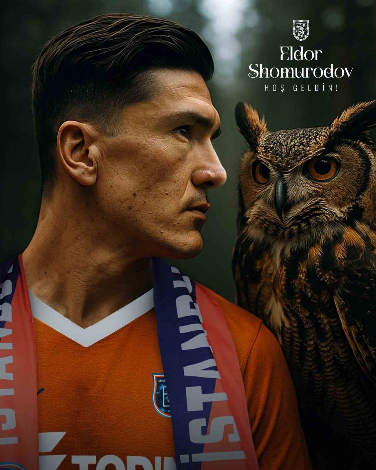 Başakşehir, Roma’nın Özbek golcüsü Eldor Shomurodov’u kiralık olarak kadrosuna kattığını