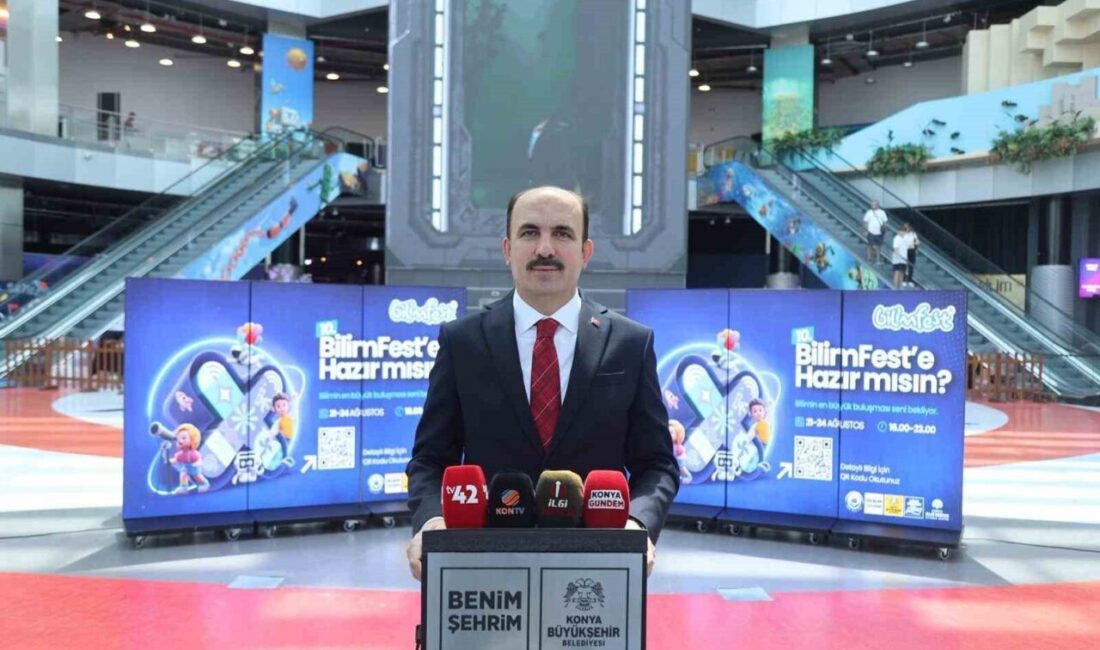 Konya Büyükşehir Belediye Başkanı Uğur İbrahim Altay, Konya Bilim Merkezi’nin