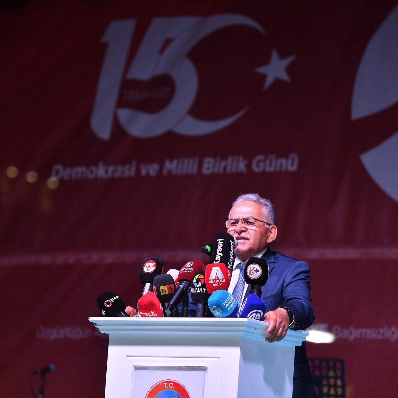 Kayseri Büyükşehir Belediye Başkanı Dr. Memduh Büyükkılıç, 15 Temmuz Demokrasi
