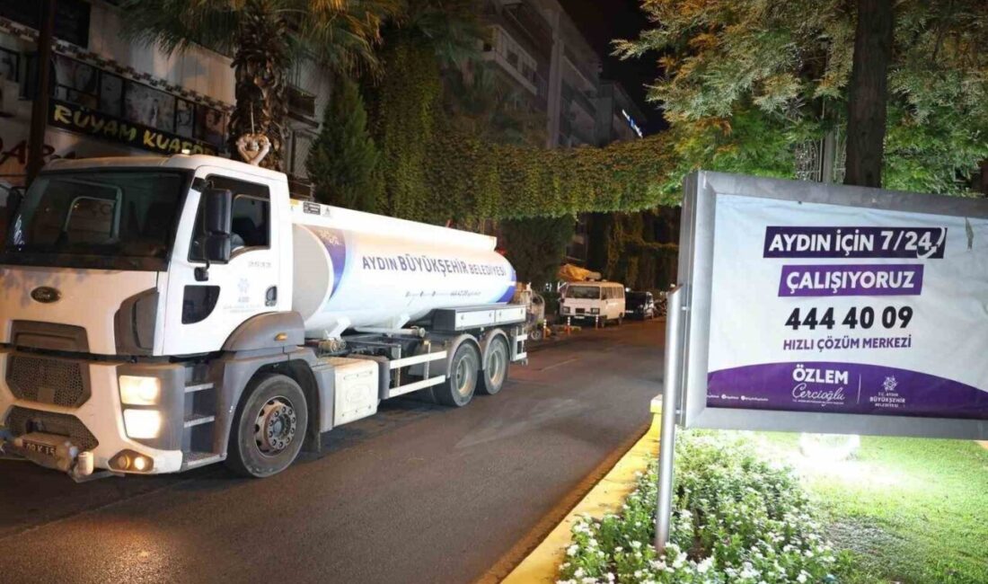 Aydın Büyükşehir Belediyesi ekipleri vatandaşların daha temiz ve sağlıklı bir