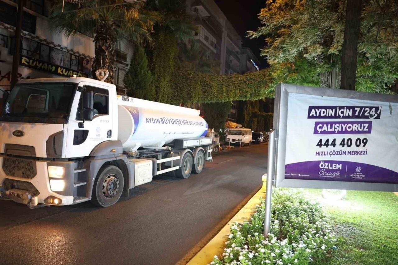 Aydın Büyükşehir Belediyesi ekipleri vatandaşların daha temiz ve sağlıklı bir