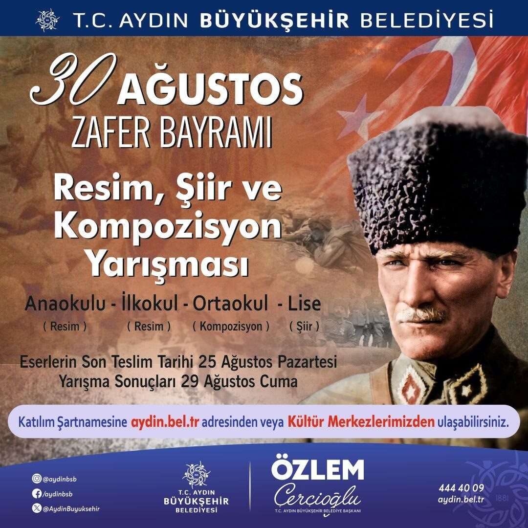 Aydın Büyükşehir Belediyesi, 30 Ağustos Zafer Bayramı nedeniyle ‘Zafer Bayramı’