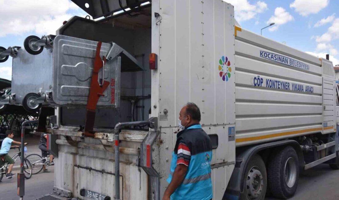 Kocasinan Belediyesi, daha temiz ve sağlıklı bir Kocasinan için çöp
