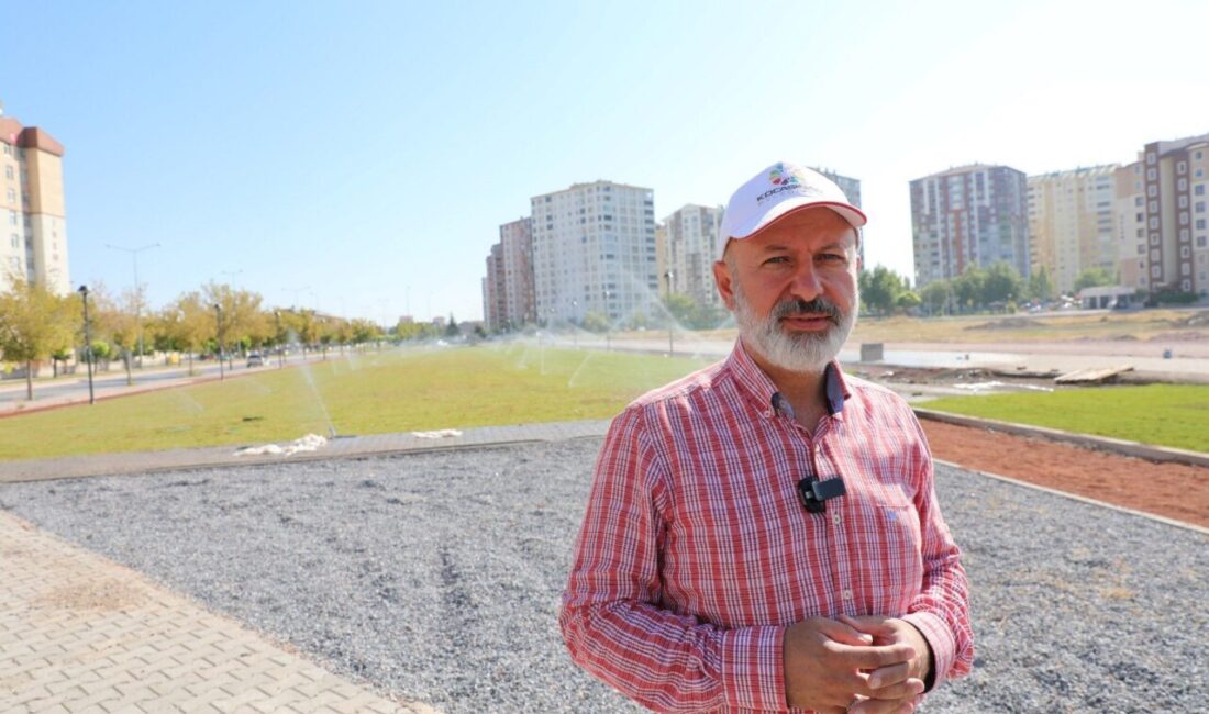 Kocasinan Belediyesi; daha yeşil bir Kocasinan için yapımı devam eden