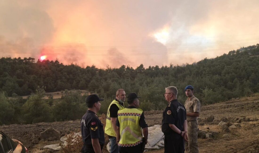 Sakarya’nın Geyve ilçesinde başlayarak Bilecik’in Osmaneli ilçesine sıçrayan orman yangınıyla