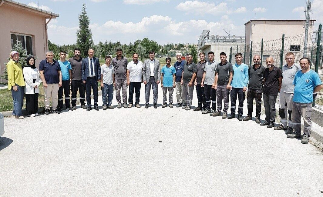 Kütahya Belediye Başkanı Eyüp Kahveci, Su ve Kanalizasyon Müdürlüğü’ne bağlı