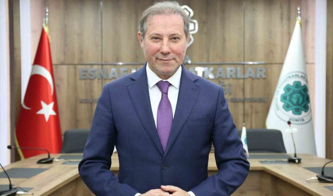 Konya Esnaf ve Sanatkarlar Odaları Birliği (KONESOB) Başkanı Muharrem Karabacak,