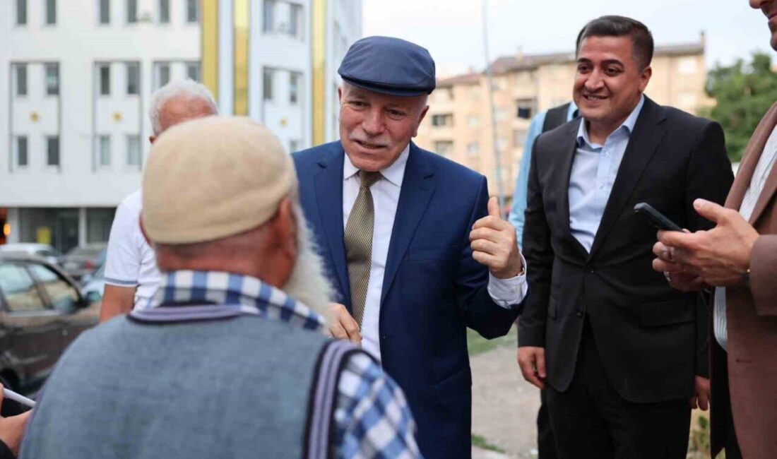 Erzurum Büyükşehir Belediye Başkanı Mehmet Sekmen, kent merkezindeki saha çalışmalarına