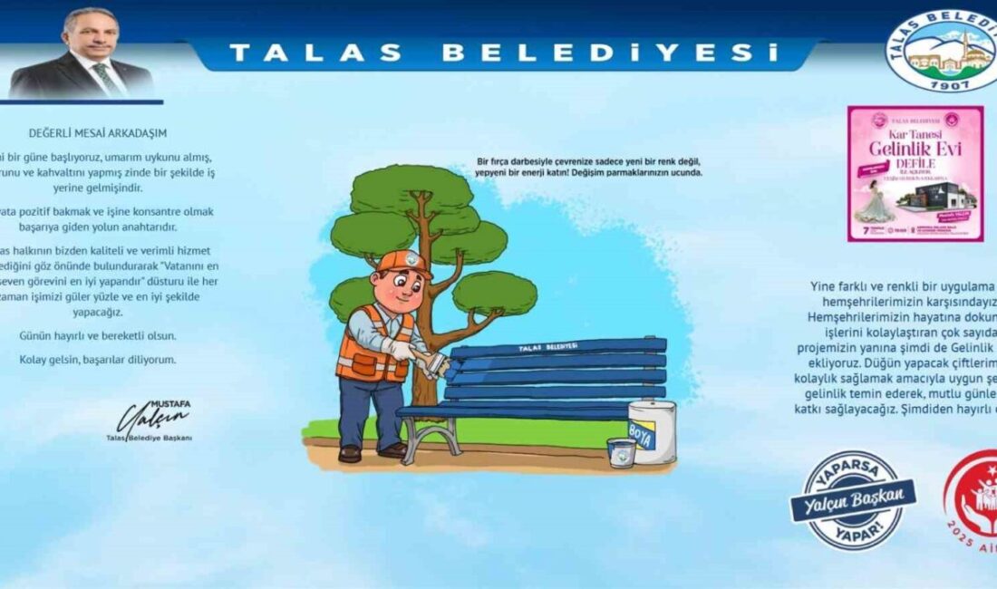 Talas Belediyesi; personel motivasyonunu artırmaya yönelik örnek bir uygulamaya daha