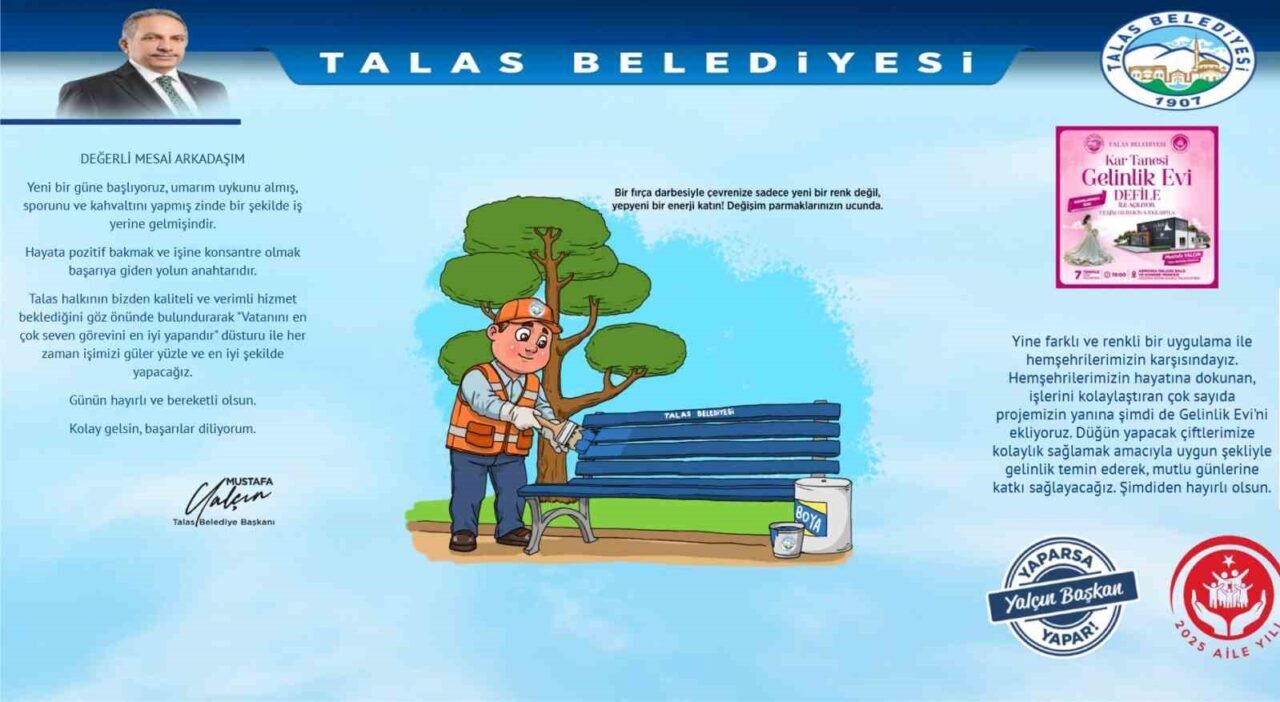 Talas Belediyesi; personel motivasyonunu artırmaya yönelik örnek bir uygulamaya daha